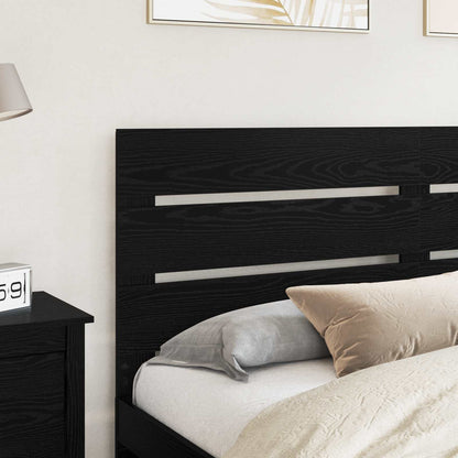 Headboard Black Oak Engineered Wood