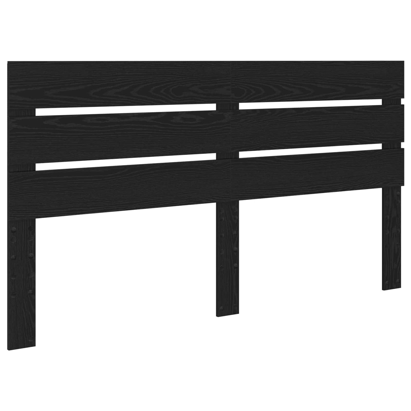 Headboard Black Oak Engineered Wood