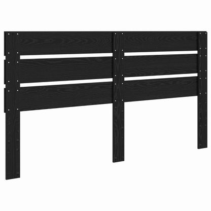 Headboard Black Oak Engineered Wood