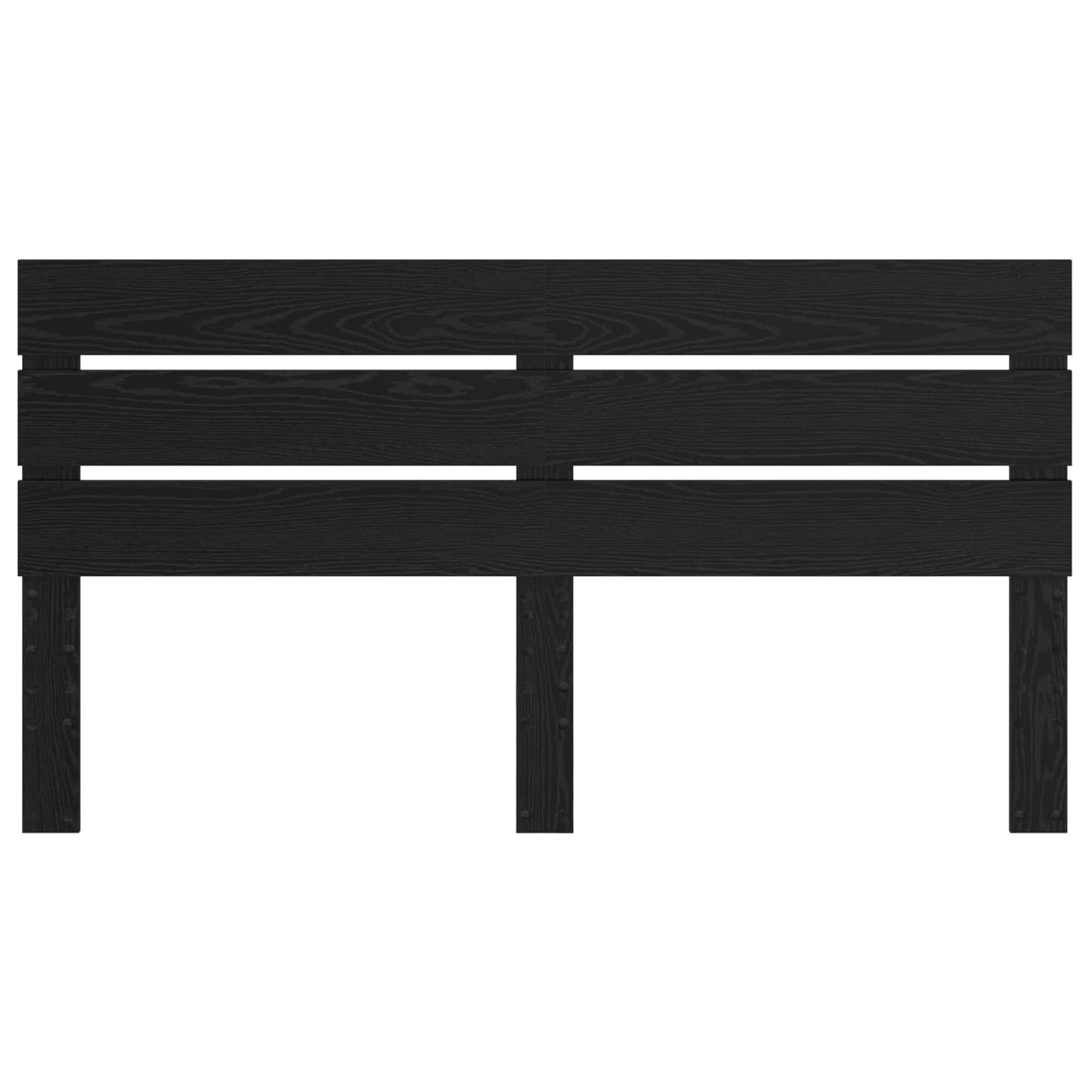 Headboard Black Oak Engineered Wood