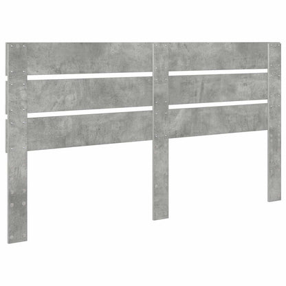 Headboard Concrete Grey Engineered Wood