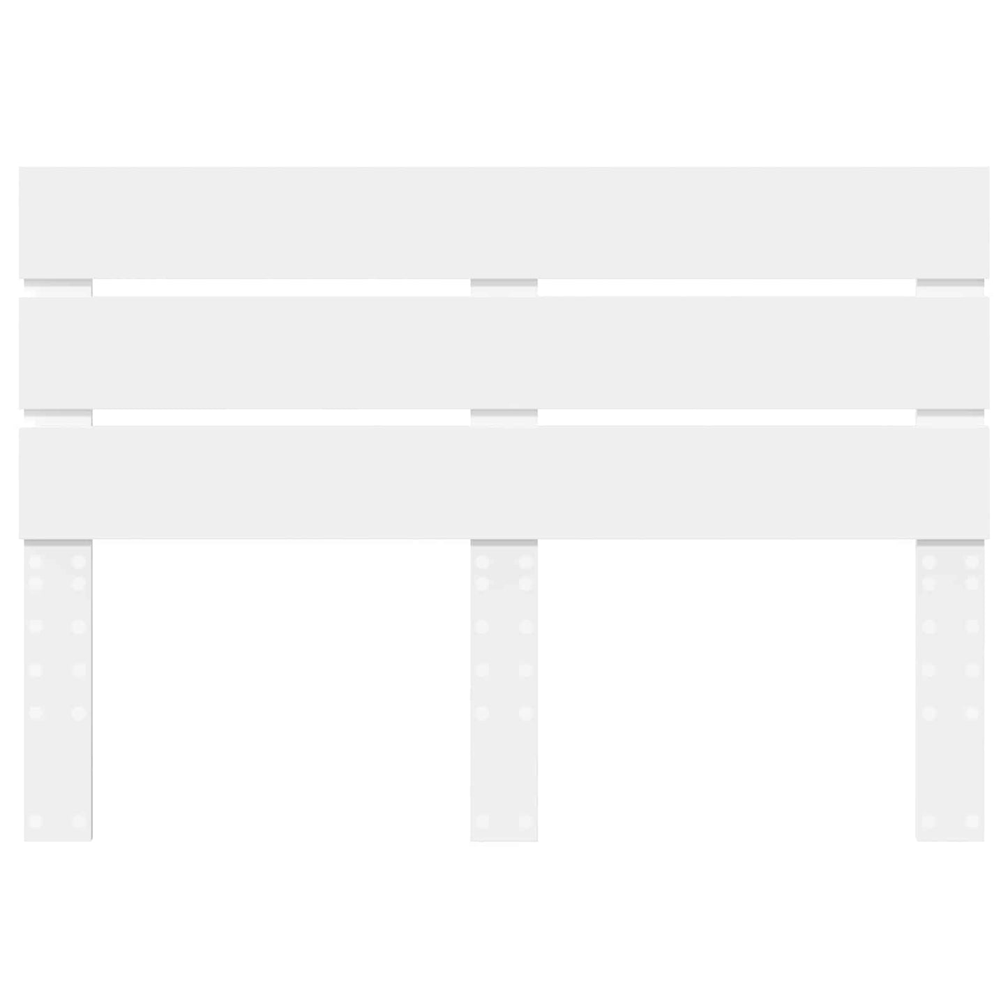Headboard White Engineered Wood