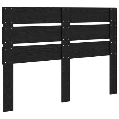 Headboard Black Oak Engineered Wood