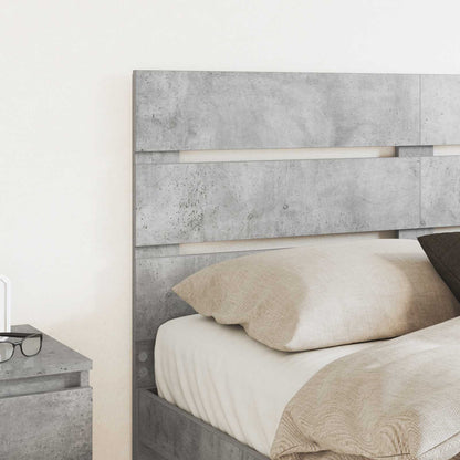 Headboard Concrete Grey Engineered Wood