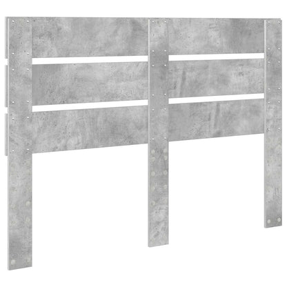 Headboard Concrete Grey Engineered Wood