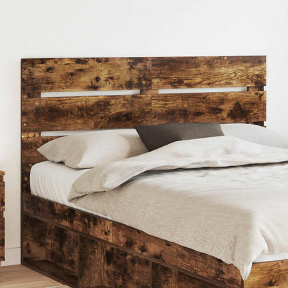 Headboard Smoked Oak Engineered Wood
