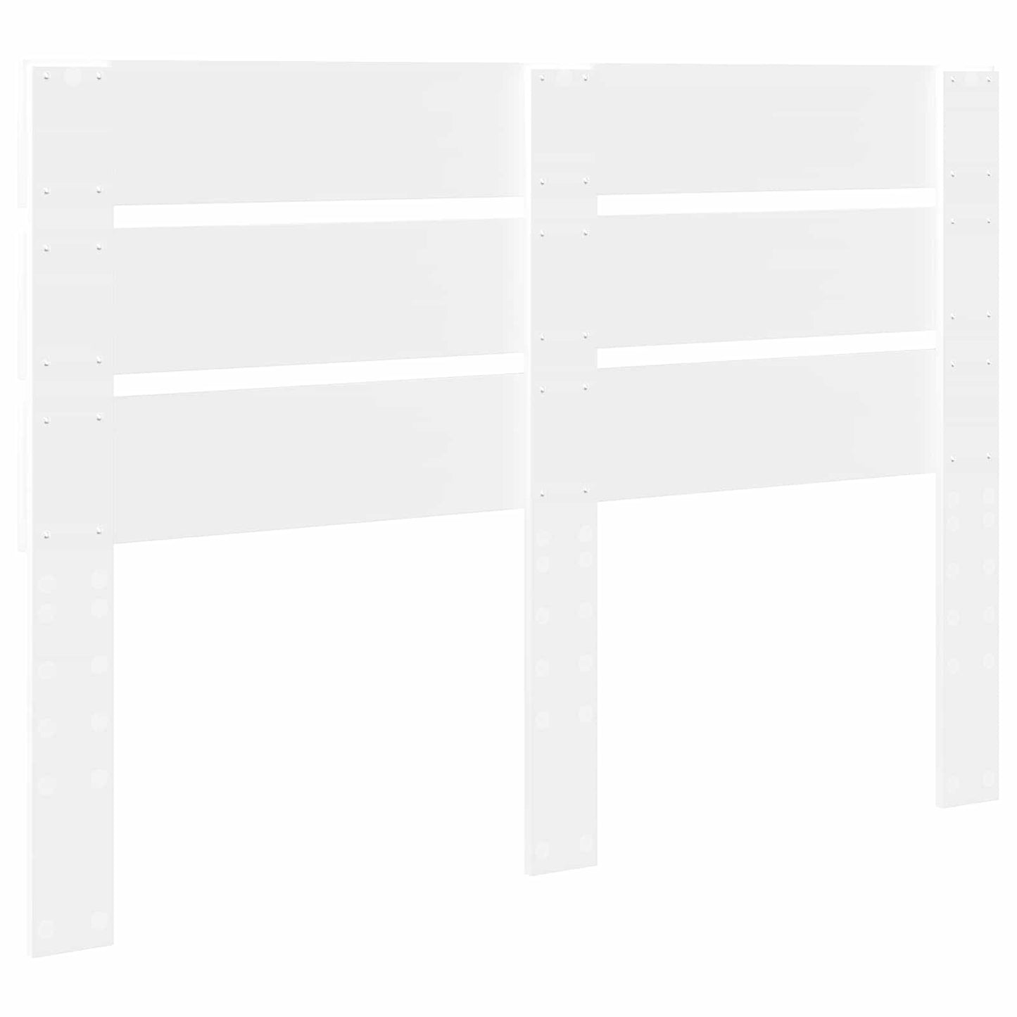 Headboard White Engineered Wood