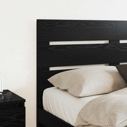 Headboard Black Oak Engineered Wood