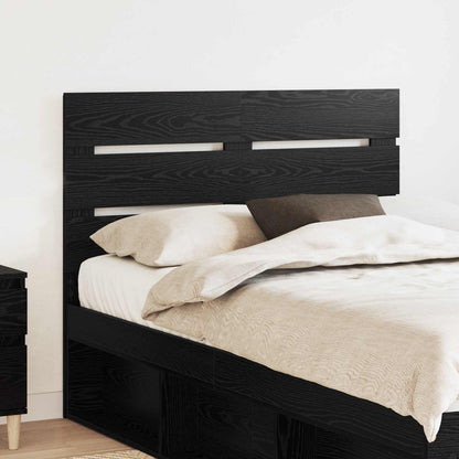 Headboard Black Oak Engineered Wood