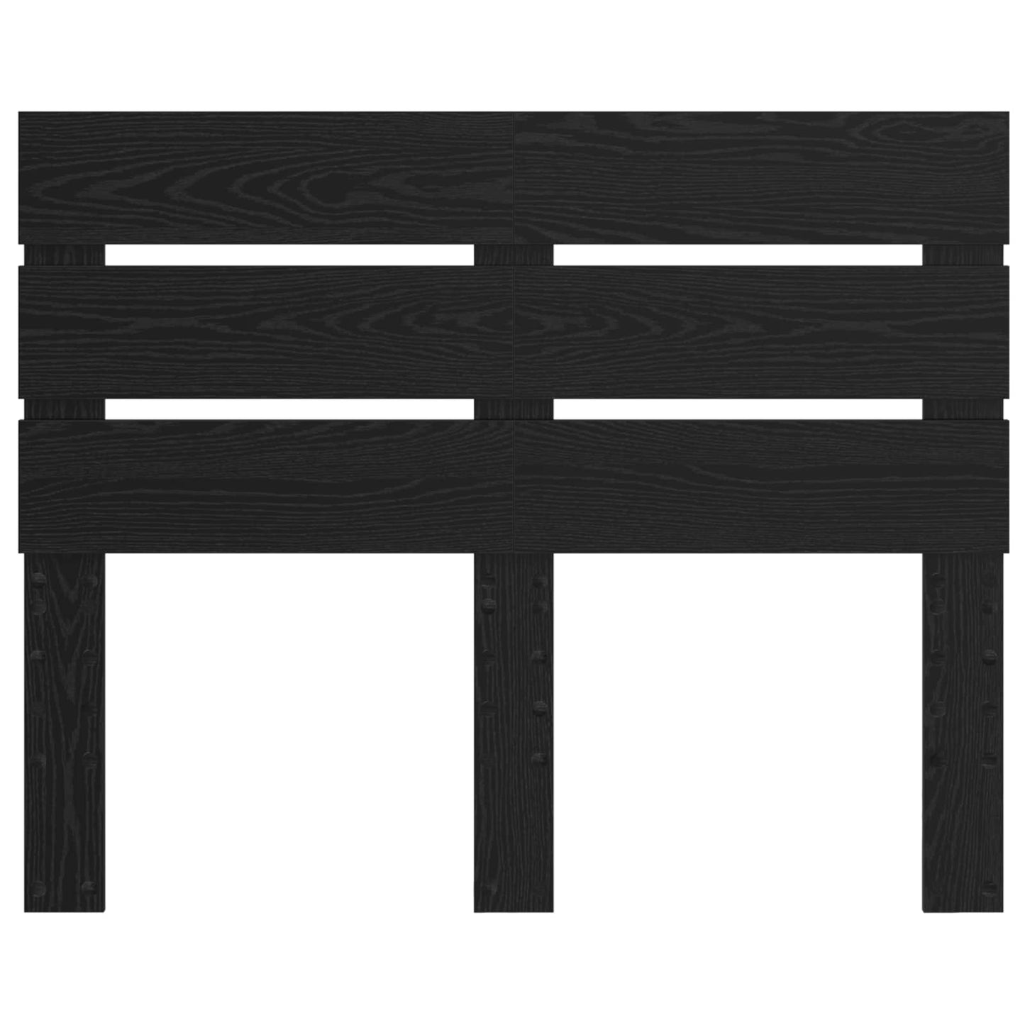 Headboard Black Oak Engineered Wood