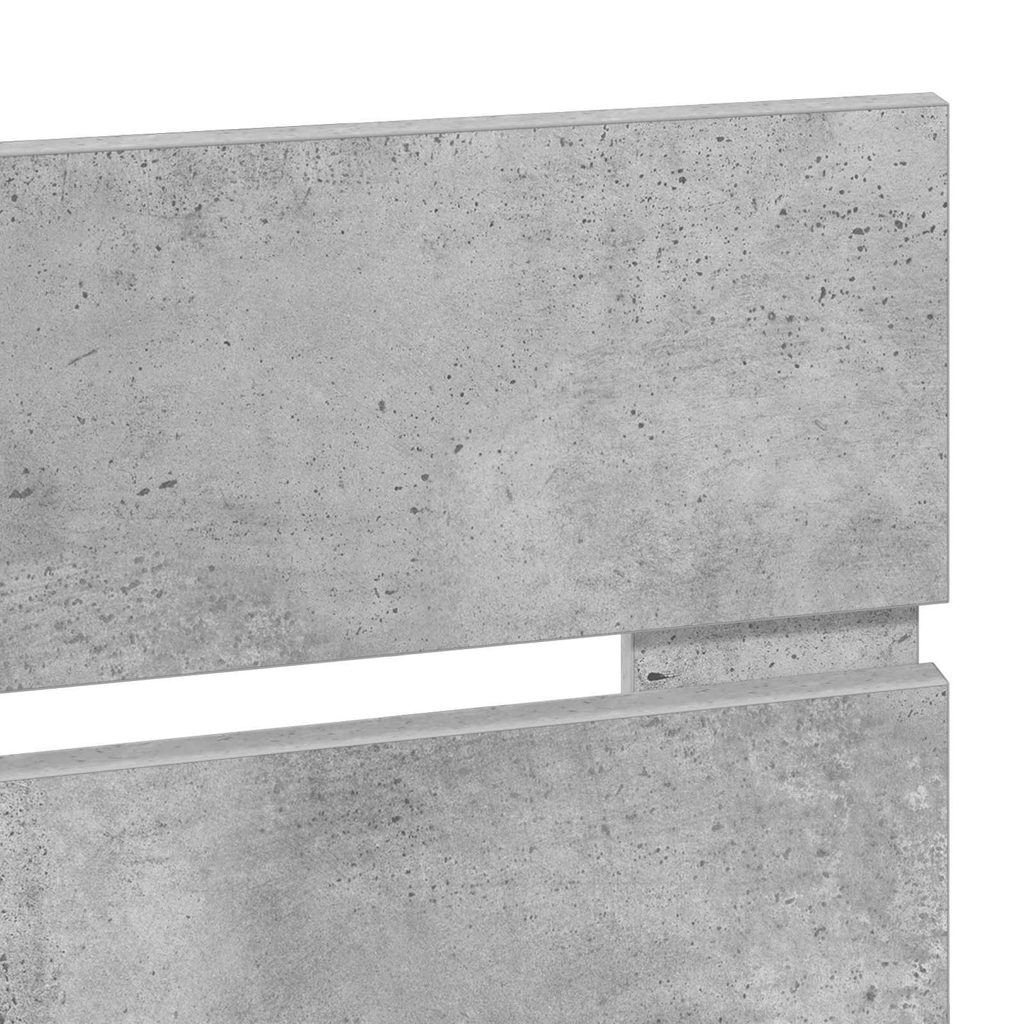 Headboard Concrete Grey Engineered Wood