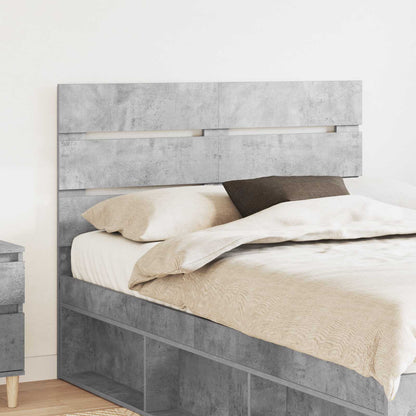 Headboard Concrete Grey Engineered Wood