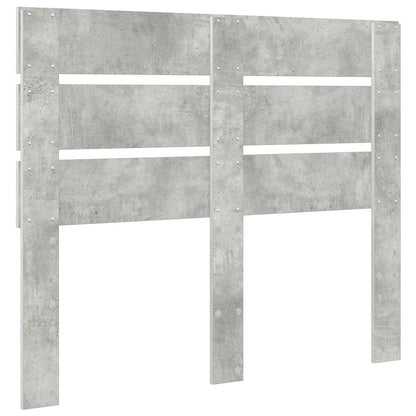 Headboard Concrete Grey Engineered Wood