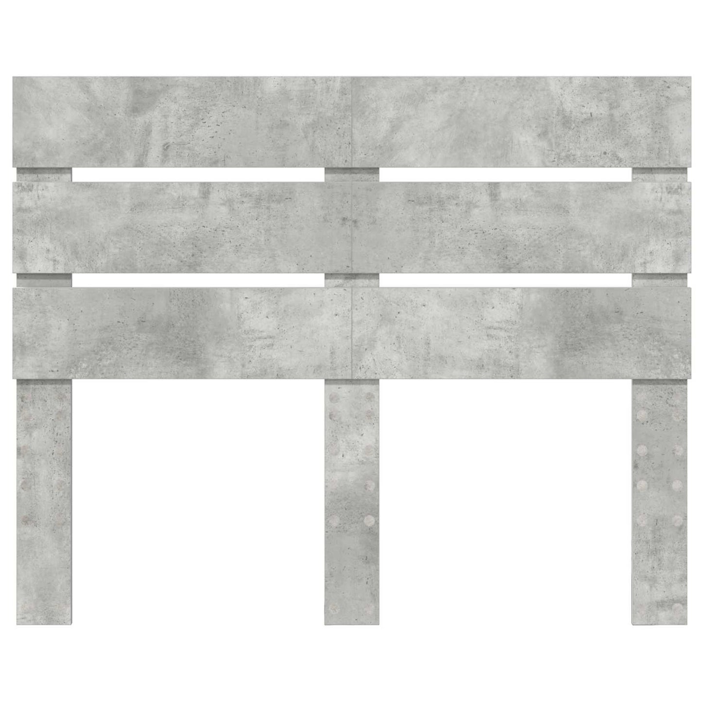 Headboard Concrete Grey Engineered Wood