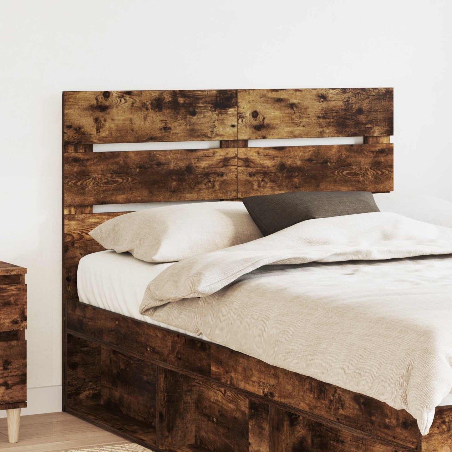 Headboard Smoked Oak Engineered Wood