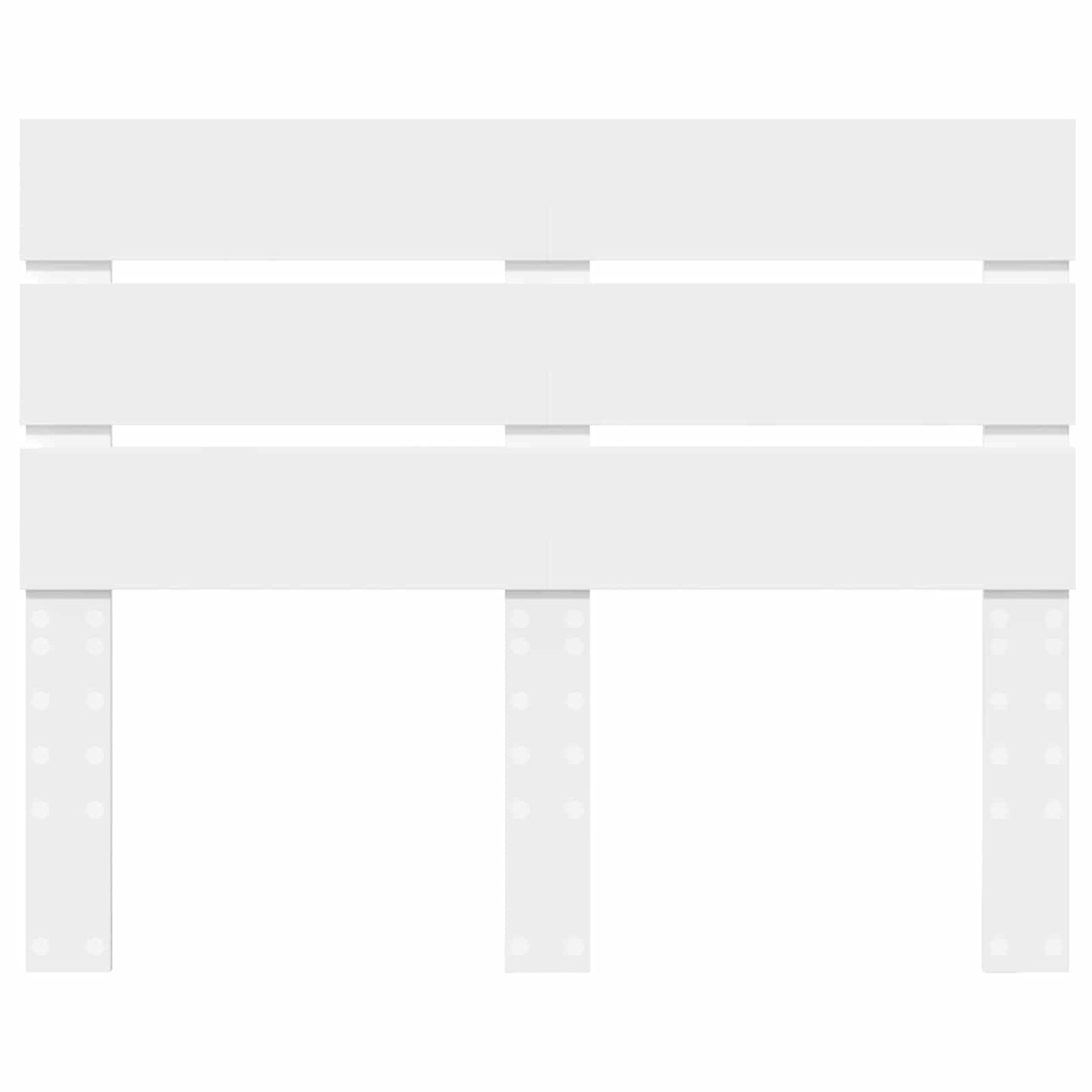 Headboard White Engineered Wood