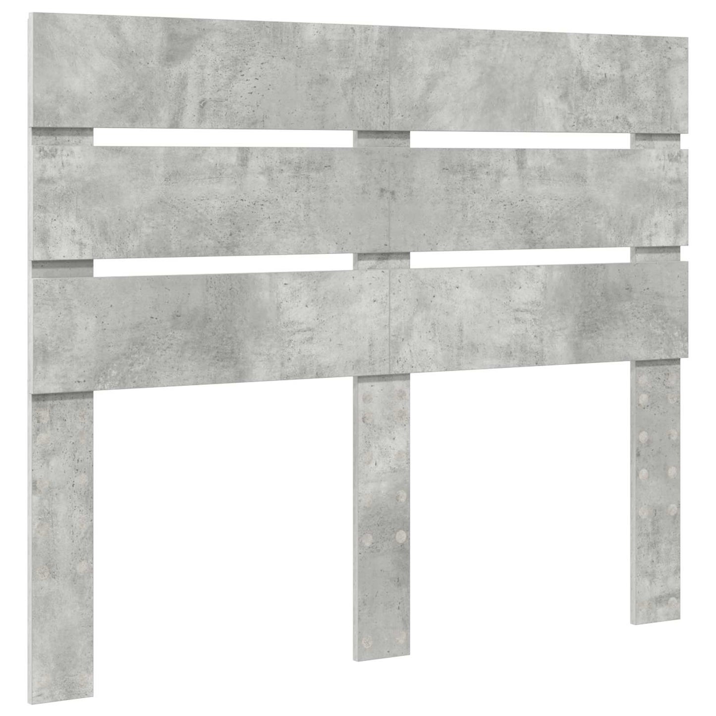Headboard Concrete Grey Engineered Wood