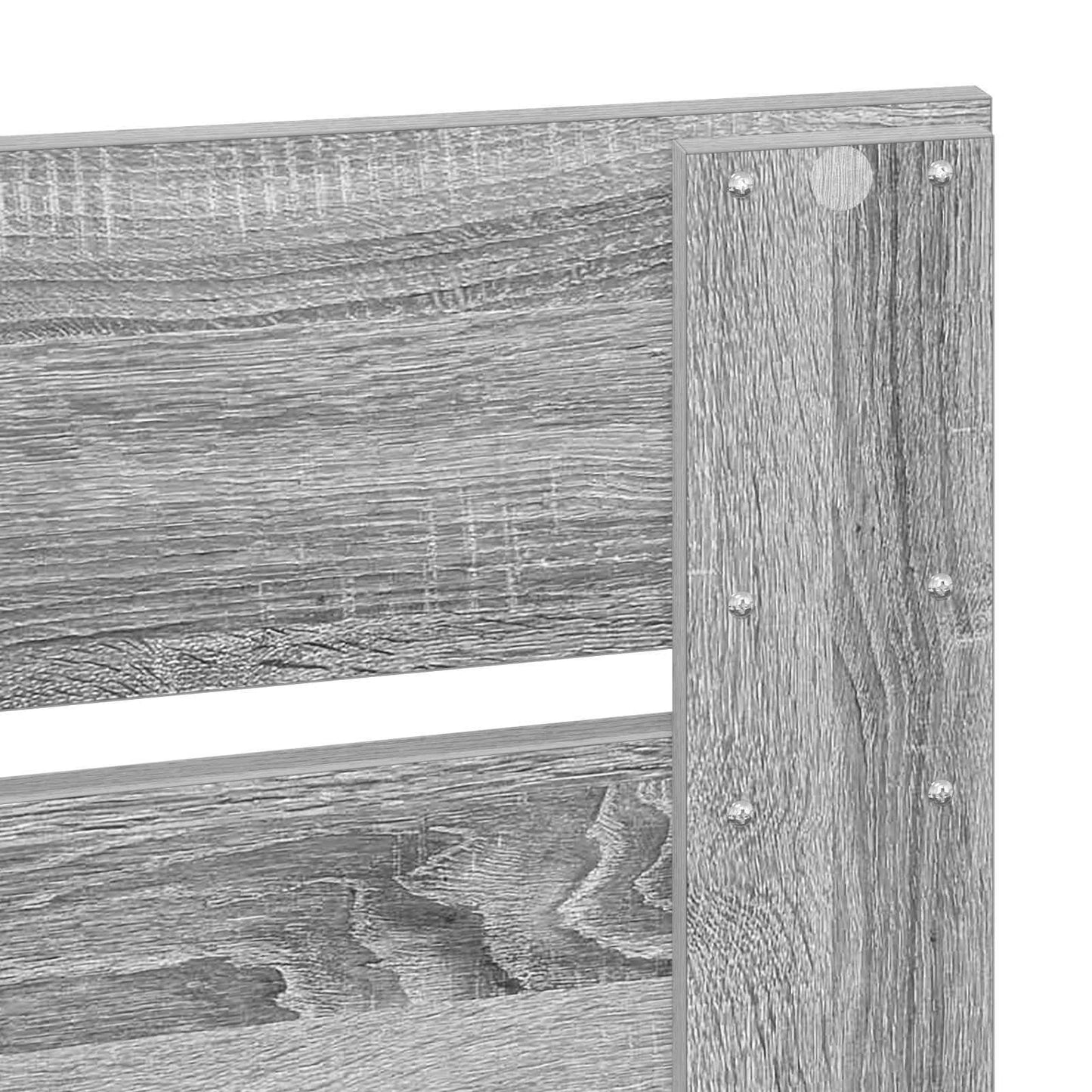 Headboard Grey Sonoma Engineered Wood