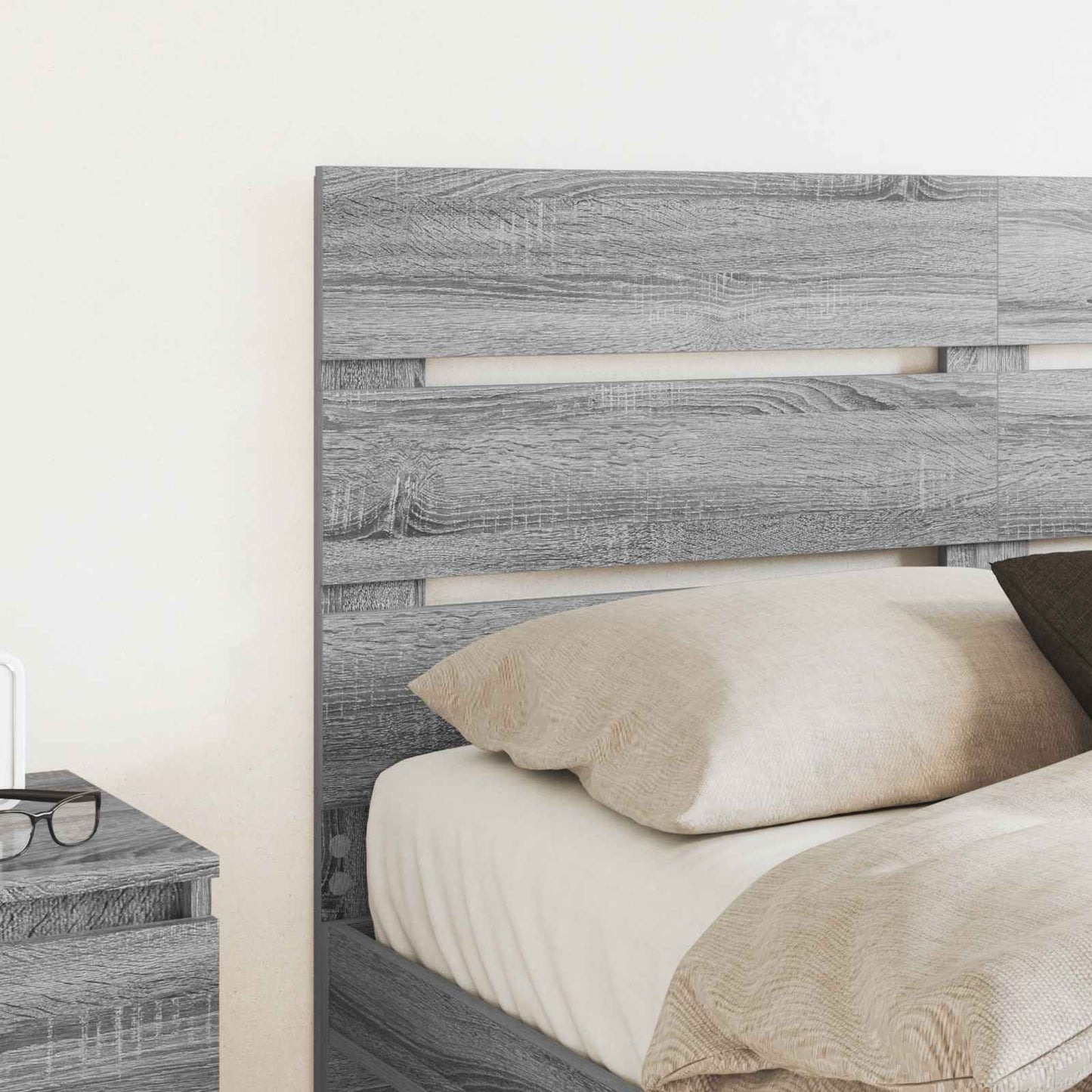 Headboard Grey Sonoma Engineered Wood