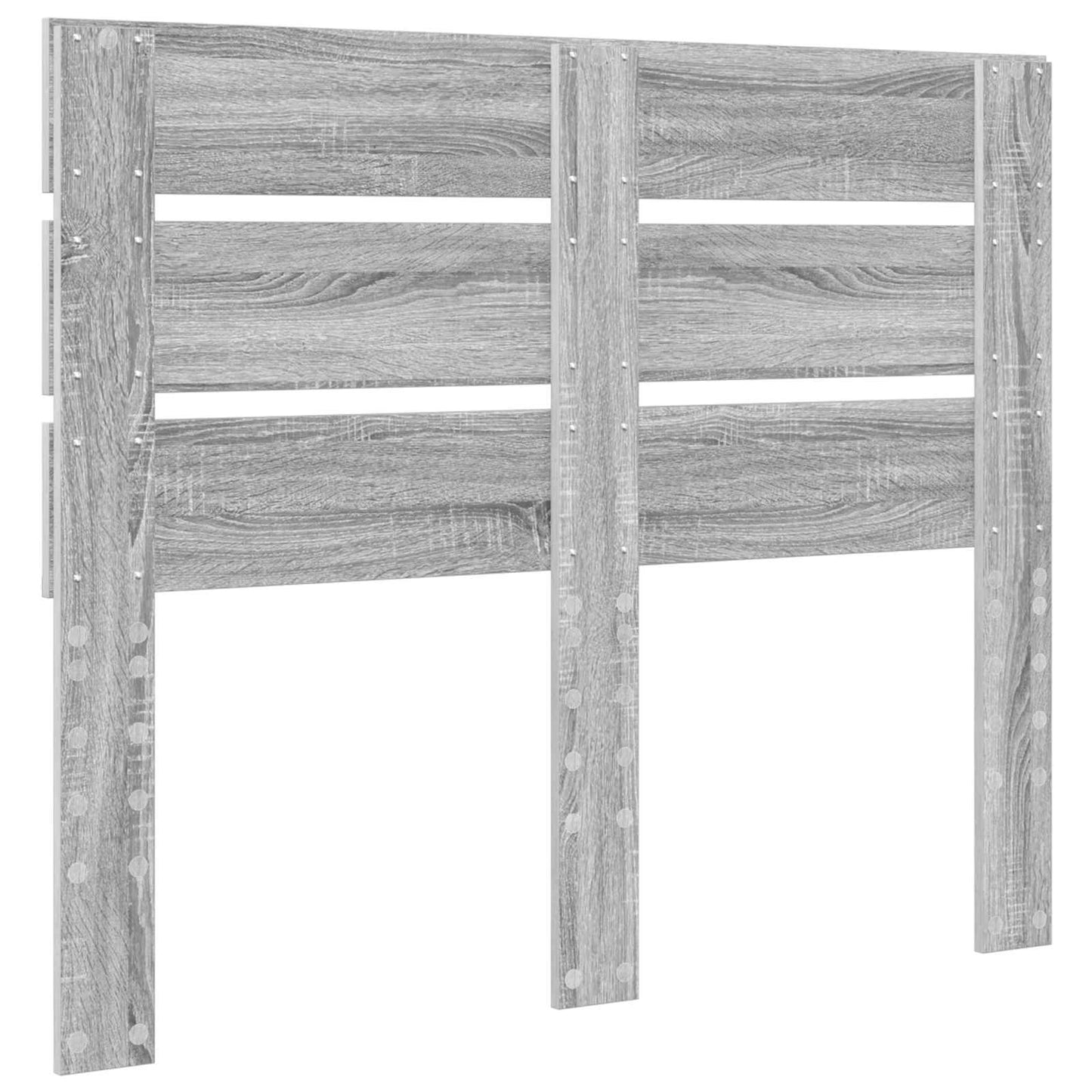 Headboard Grey Sonoma Engineered Wood