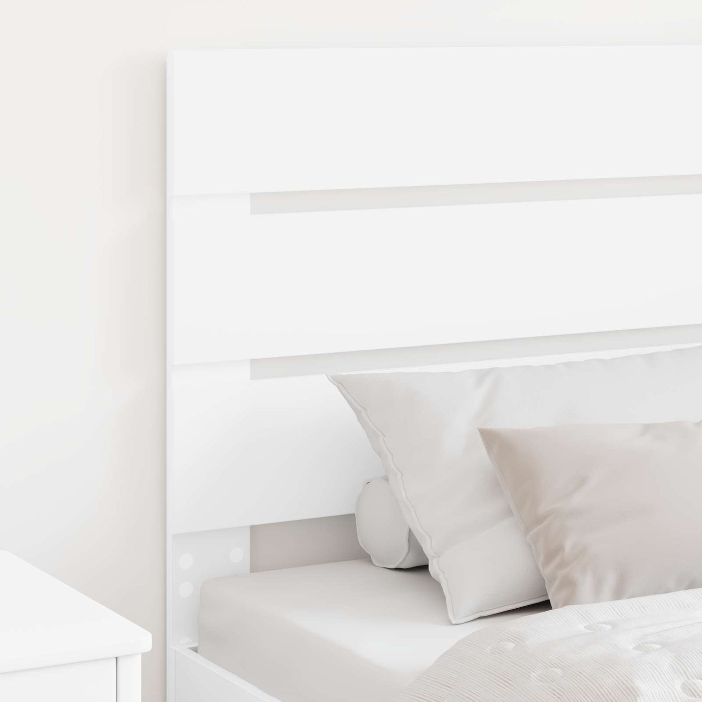 Headboard White Engineered Wood
