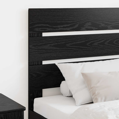 Headboard Black Oak Engineered Wood