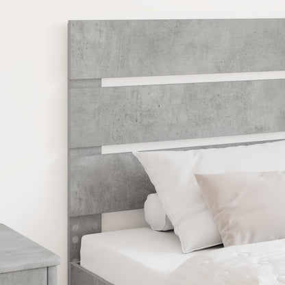Headboard Concrete Grey Engineered Wood