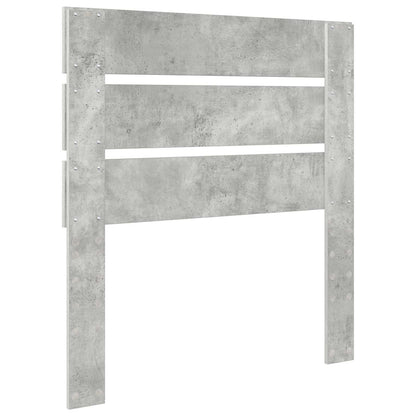 Headboard Concrete Grey Engineered Wood