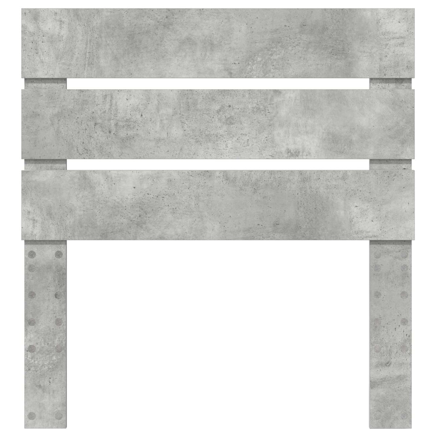 Headboard Concrete Grey Engineered Wood