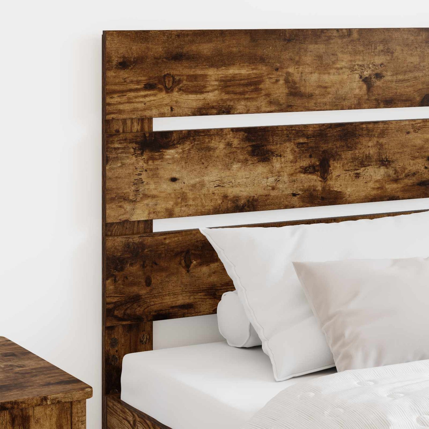 Headboard Smoked Oak Engineered Wood