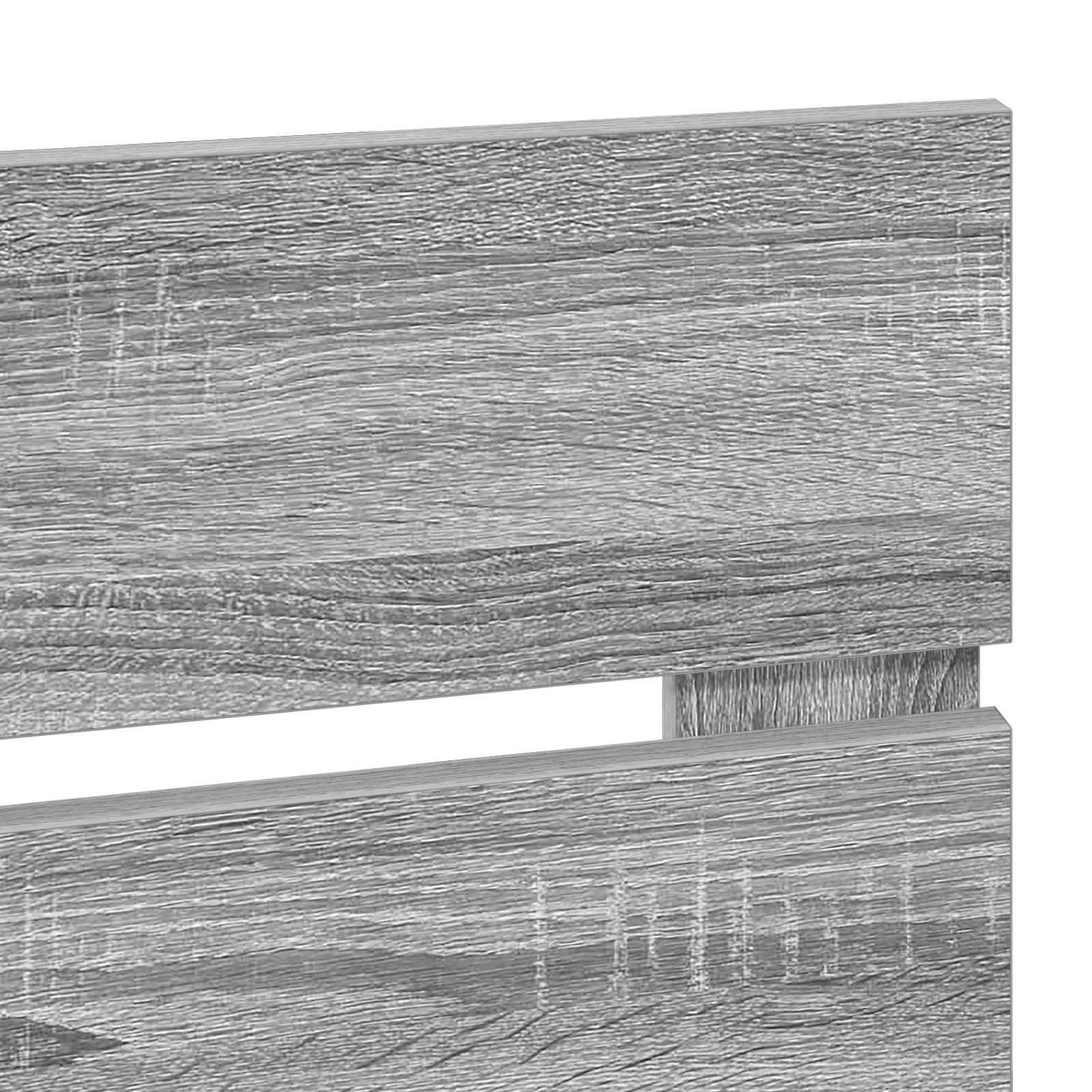 Headboard Grey Sonoma Engineered Wood