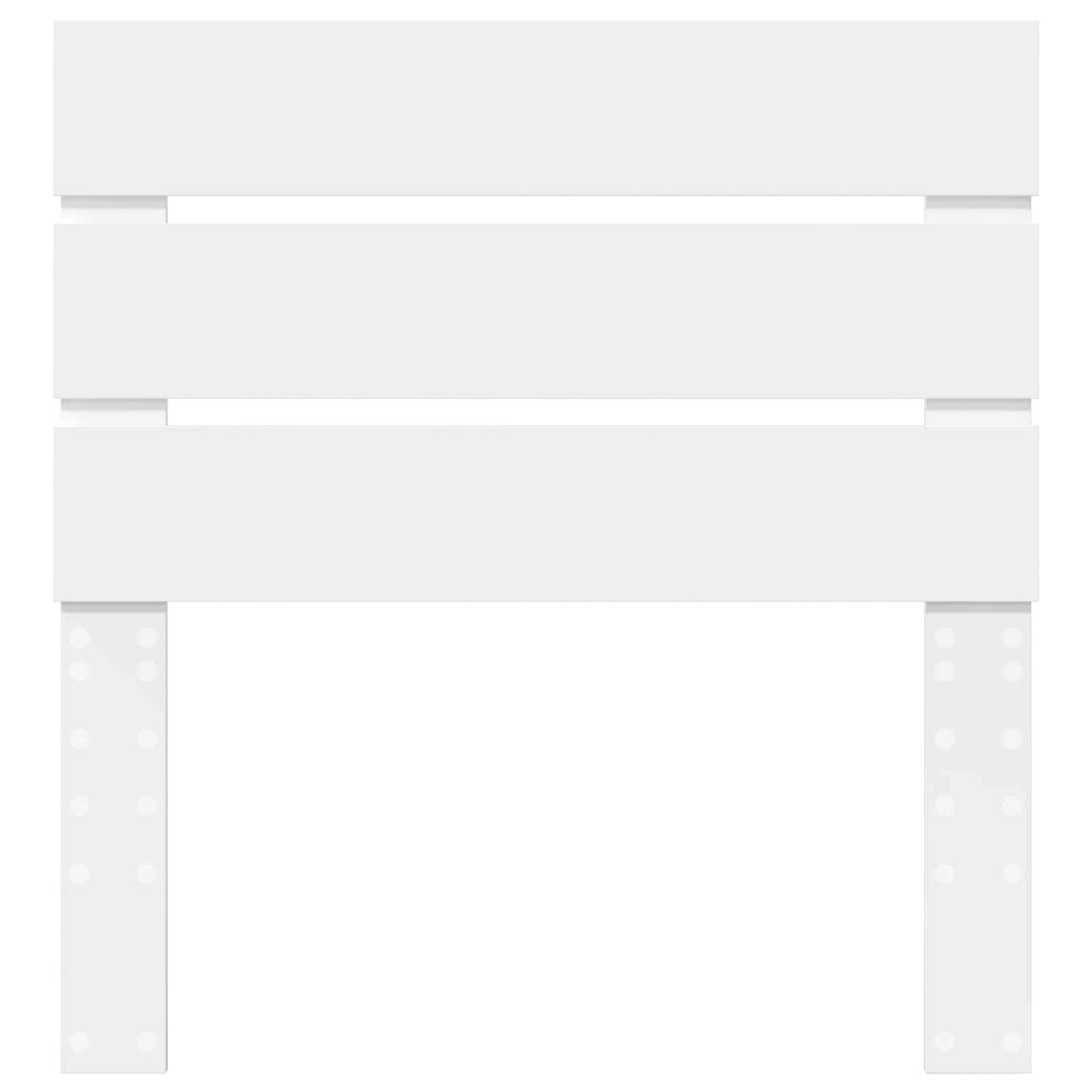 Headboard White Engineered Wood
