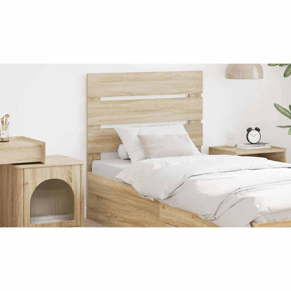Headboard Sonoma Oak Engineered Wood