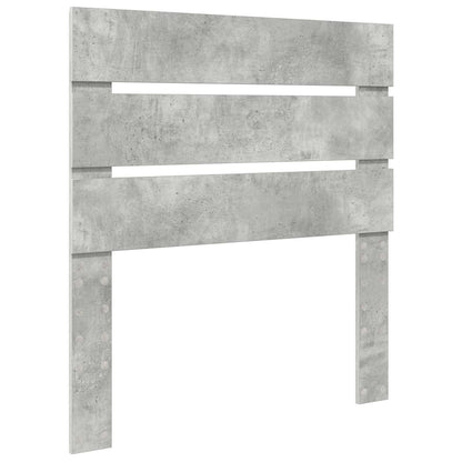 Headboard Concrete Grey Engineered Wood