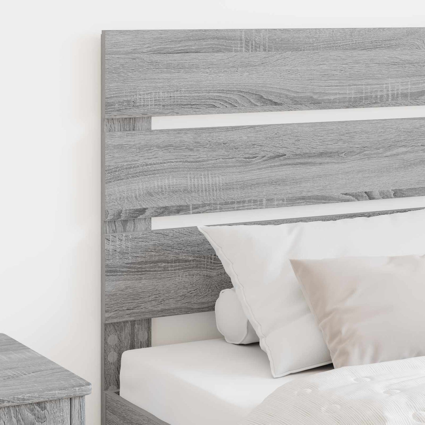 Headboard Grey Sonoma Engineered Wood