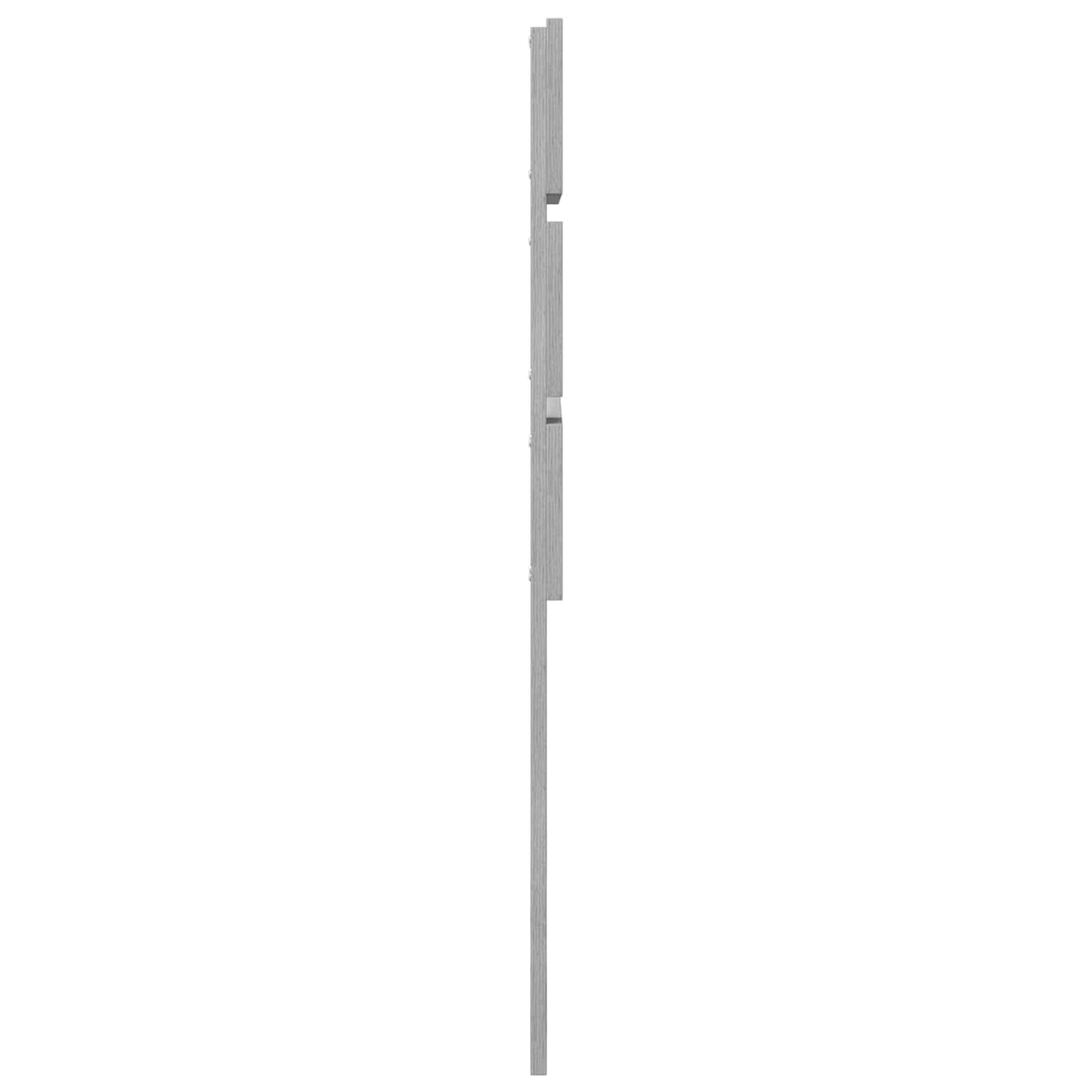 Headboard Grey Sonoma Engineered Wood