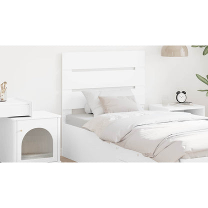 Headboard White Engineered Wood