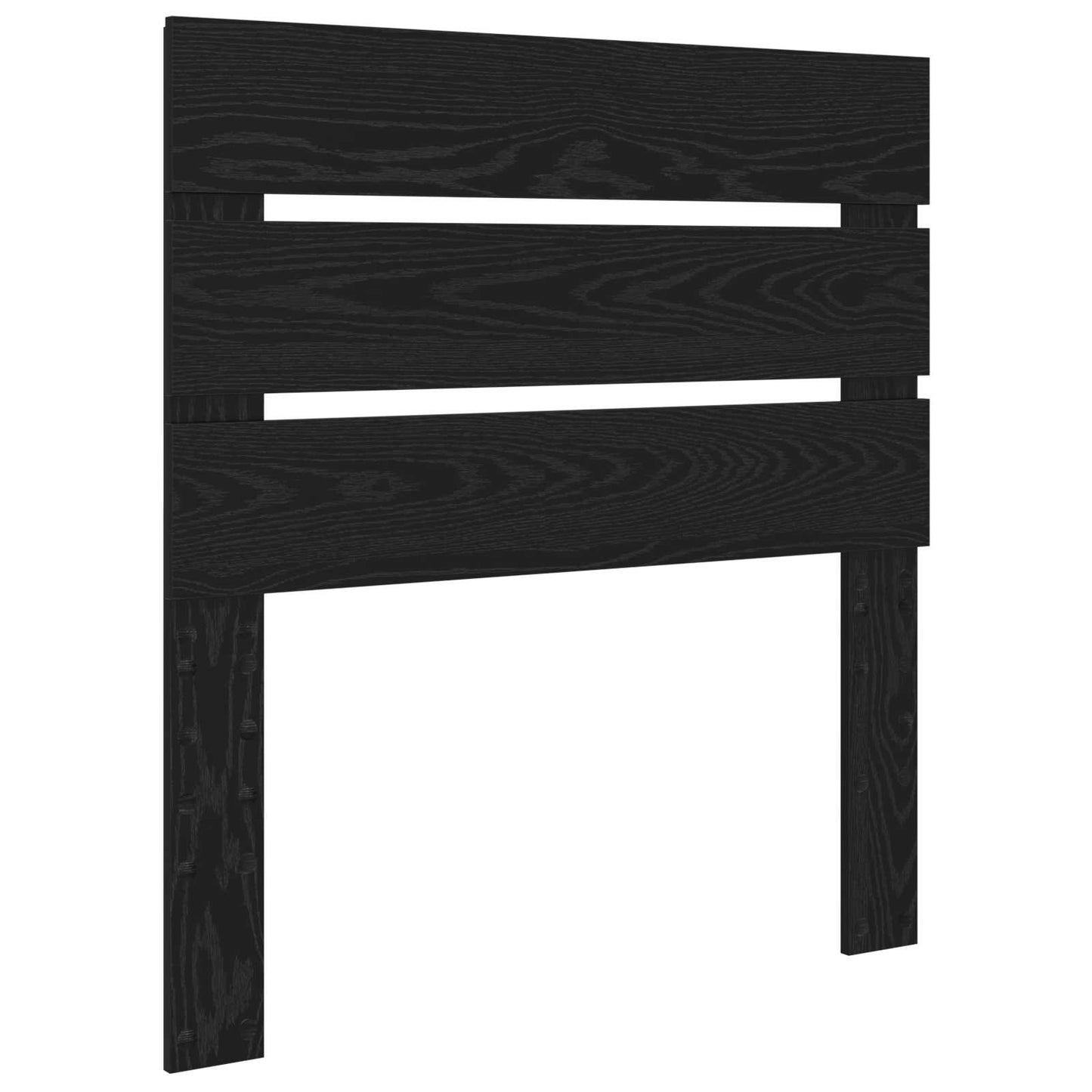 Headboard Black Oak Engineered Wood