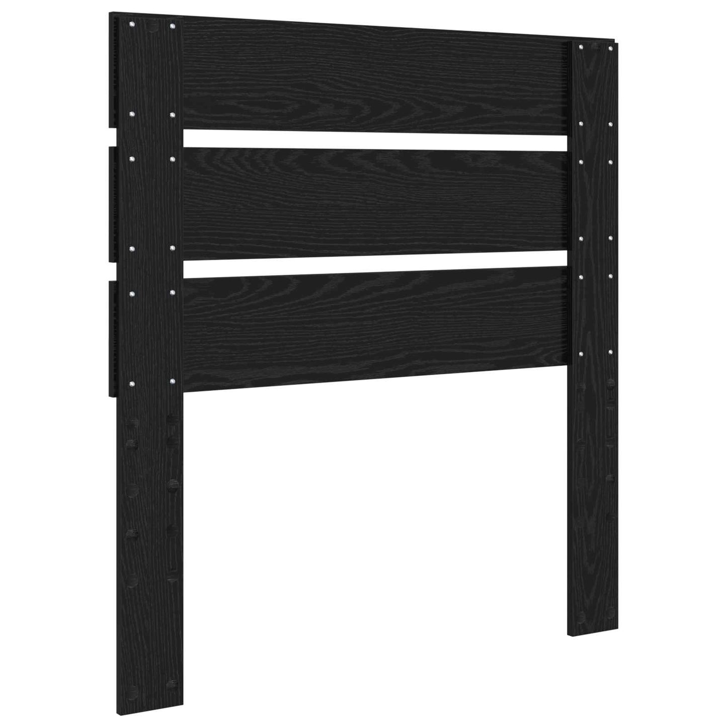 Headboard Black Oak Engineered Wood