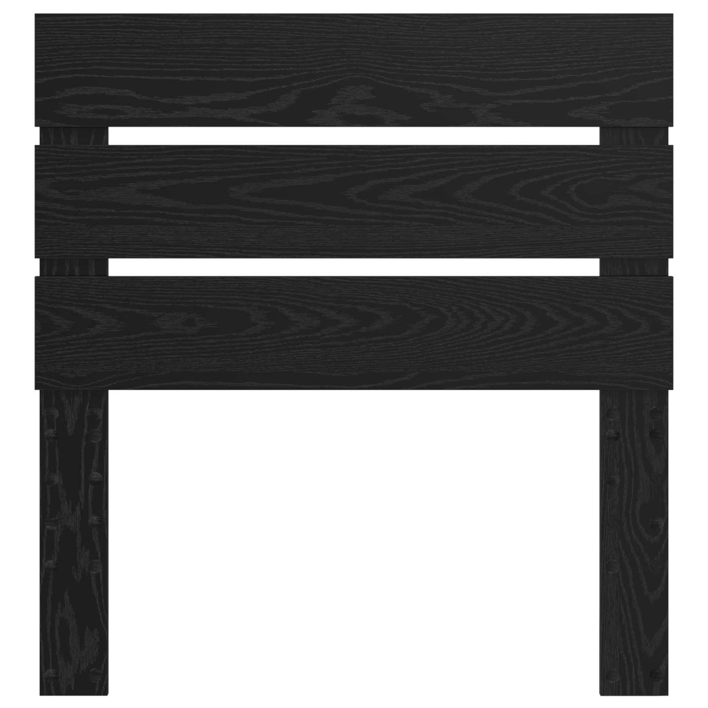 Headboard Black Oak Engineered Wood