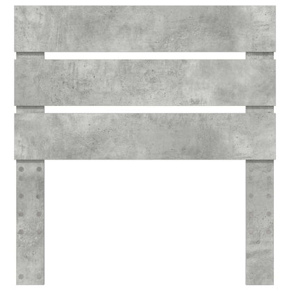 Headboard Concrete Grey Engineered Wood