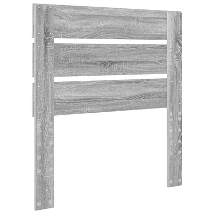 Headboard Grey Sonoma Engineered Wood