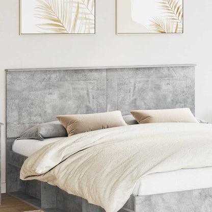 Headboard Concrete Grey 100 cm Engineered Wood