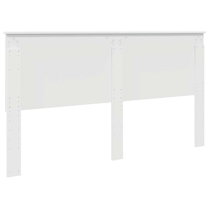 Headboard Gloss White 100 cm Engineered Wood