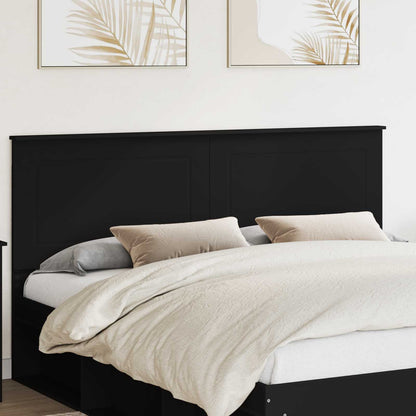 Headboard Black Oak 100 cm Engineered Wood