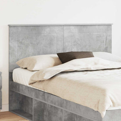 Headboard Concrete Grey 100 cm Engineered Wood
