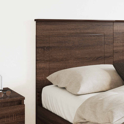Headboard Brown Oak 100 cm Engineered Wood