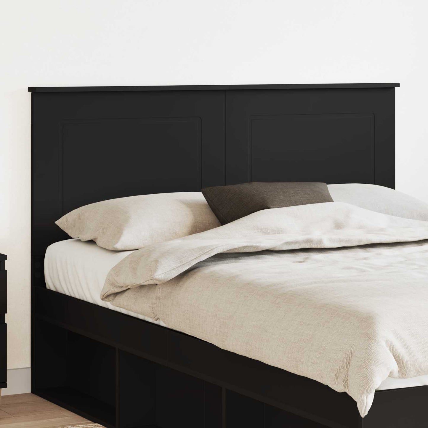 Headboard Black Oak 100 cm Engineered Wood