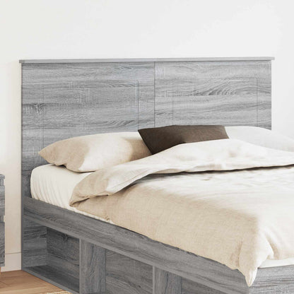 Headboard Grey Sonoma 100 cm Engineered Wood