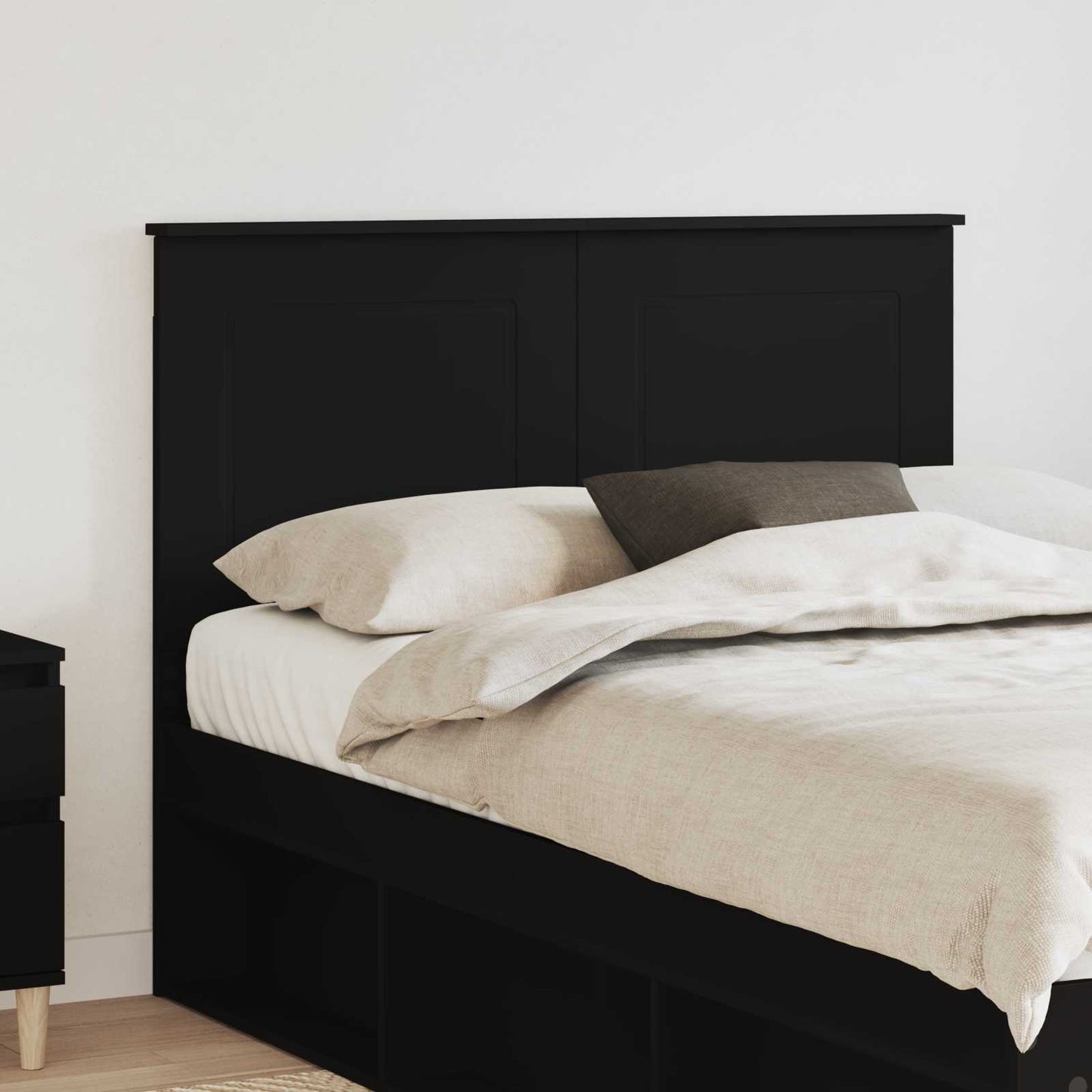 Headboard Black Oak 100 cm Engineered Wood